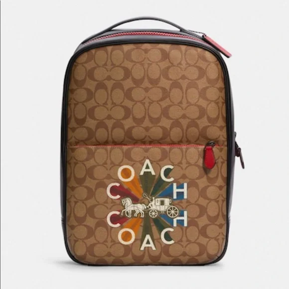 ⭐️Host Pick⭐️3N1 Monogram Pattern Backpack - Beige Backpacks – Freshly Picked main image 4